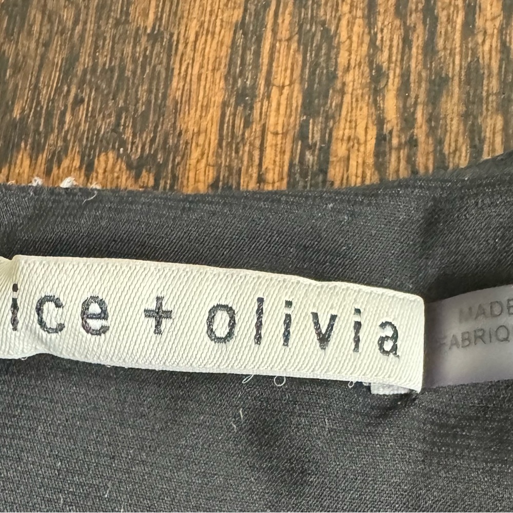 Beautiful Alice & Olivia Python Green Mini Dress - image 3